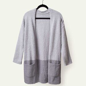 Thread & Supply Cozy Cloud Wrap, Grey, Two-Tone, One Size.